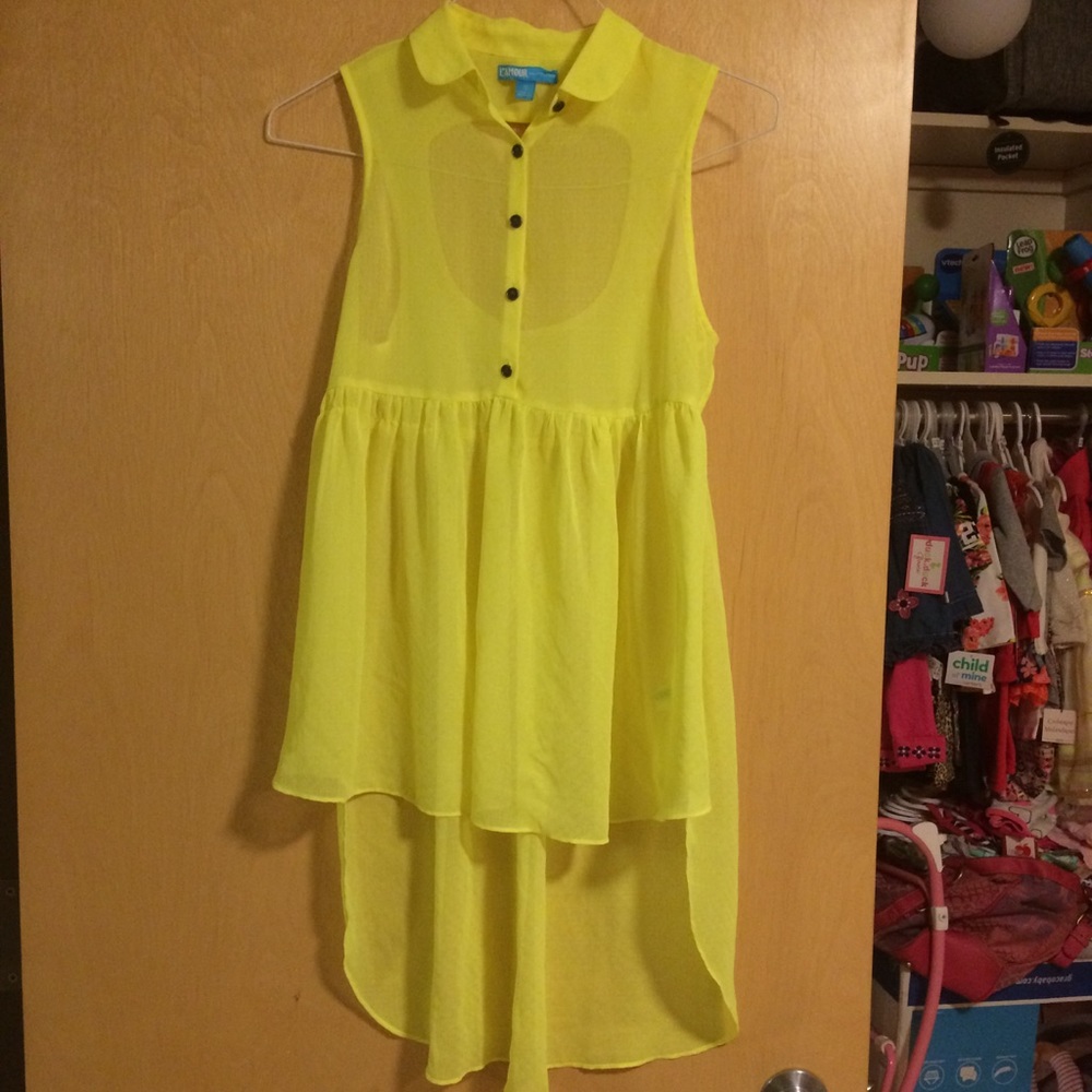 Yellow blouse